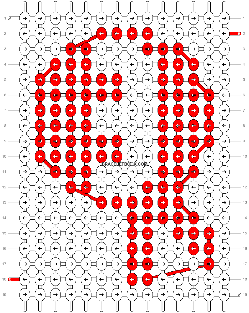 Alpha pattern #208 variation #25532 pattern