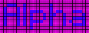 Alpha pattern #696 variation #25944