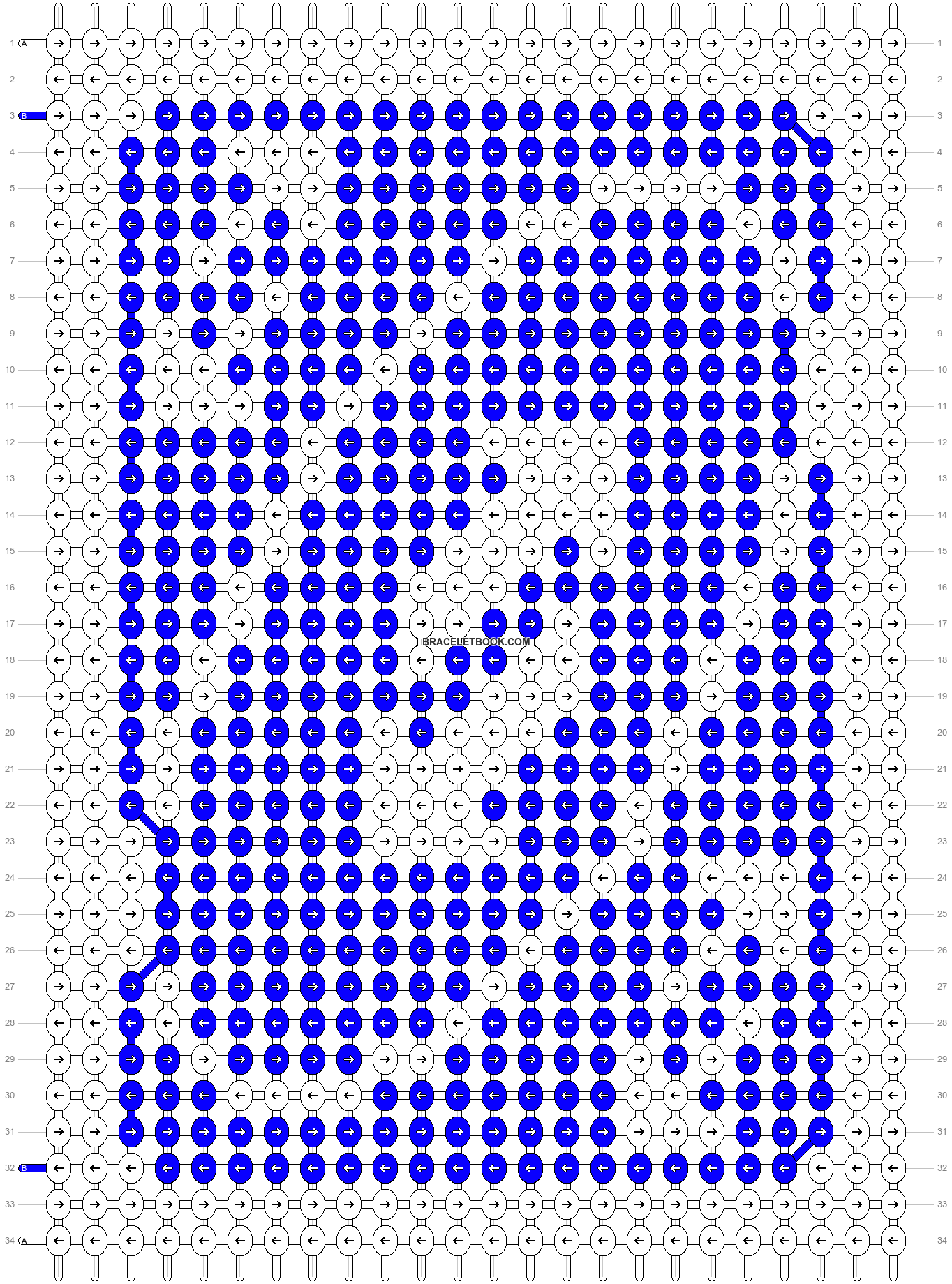 Alpha pattern #29409 variation #27644 pattern
