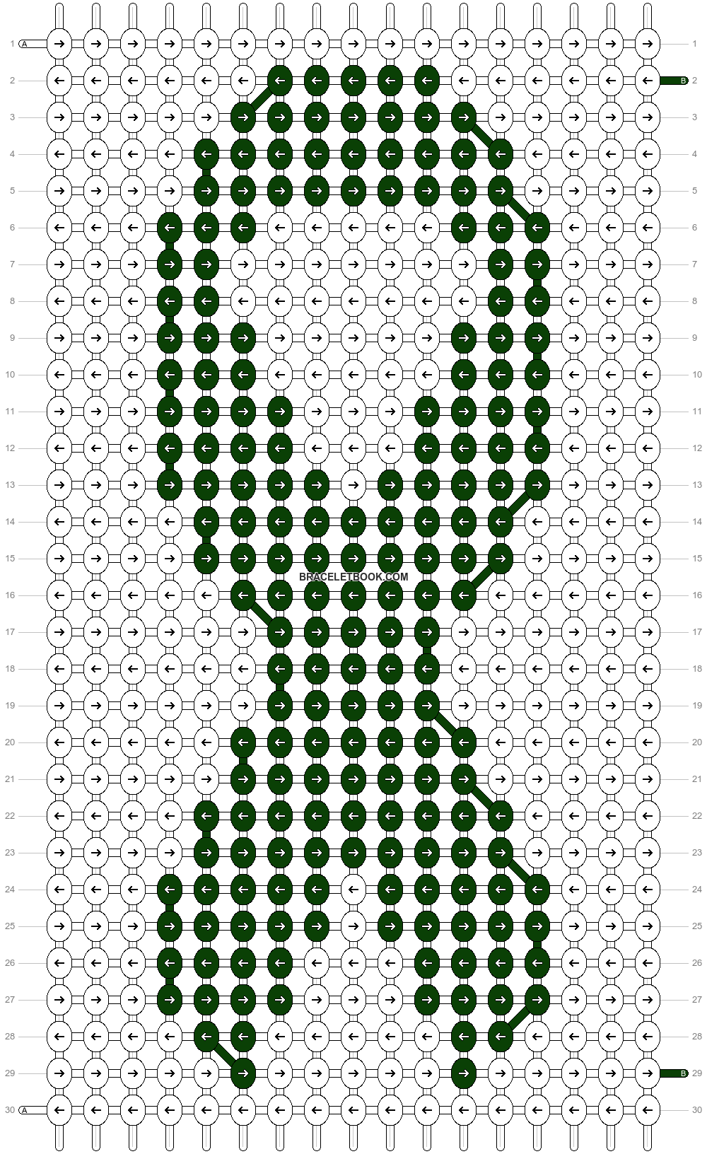 Alpha pattern #8962 variation #28270 pattern