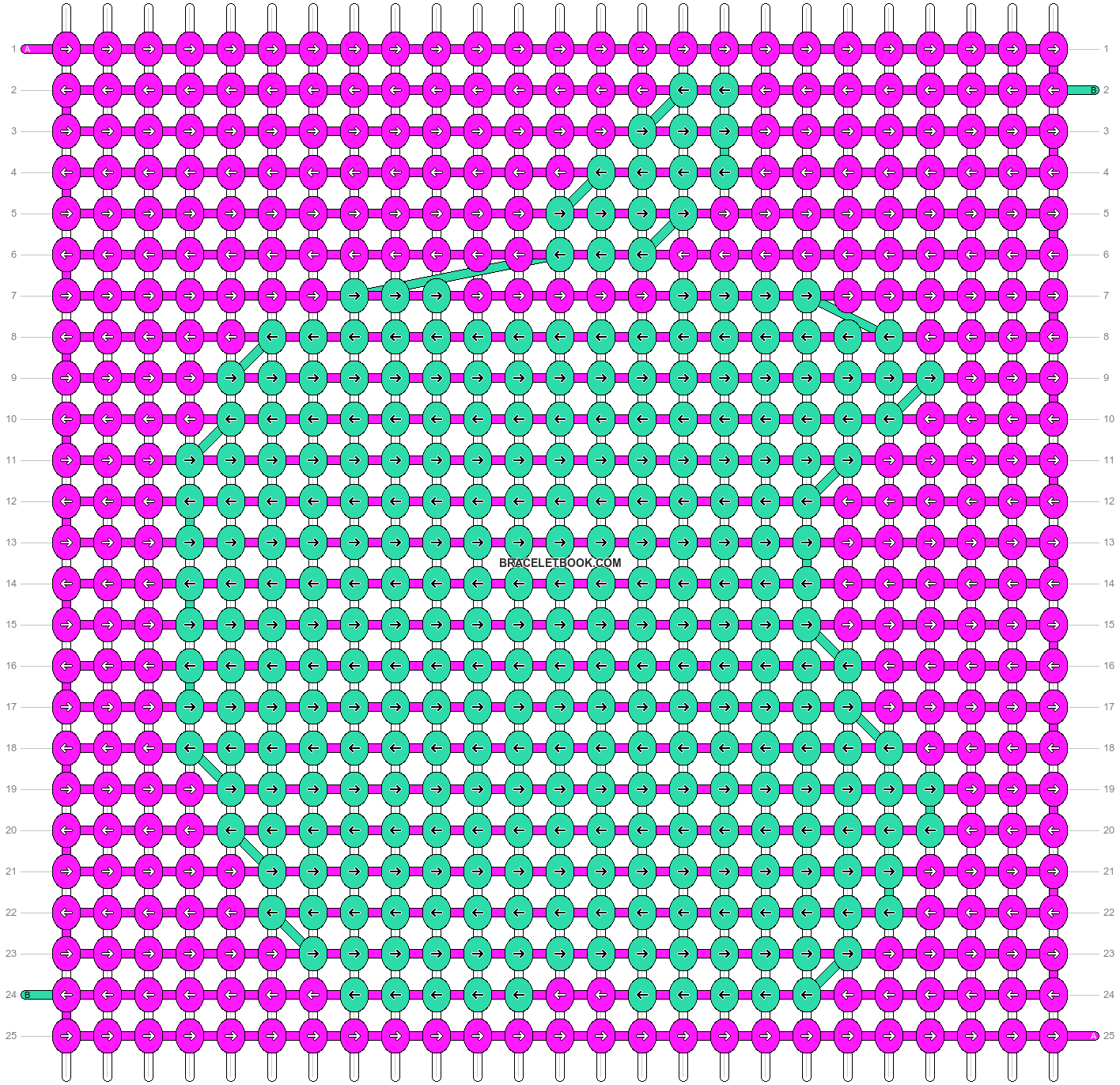 Alpha pattern #524 variation #28414 pattern