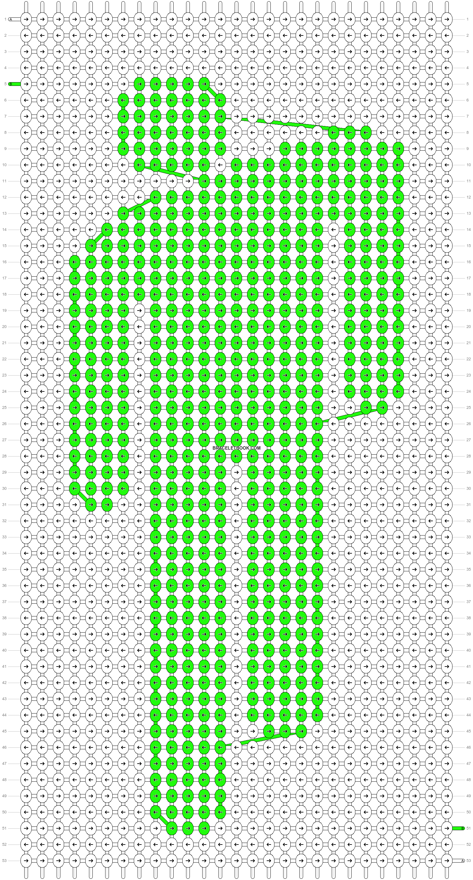Alpha pattern #27227 variation #29850 pattern