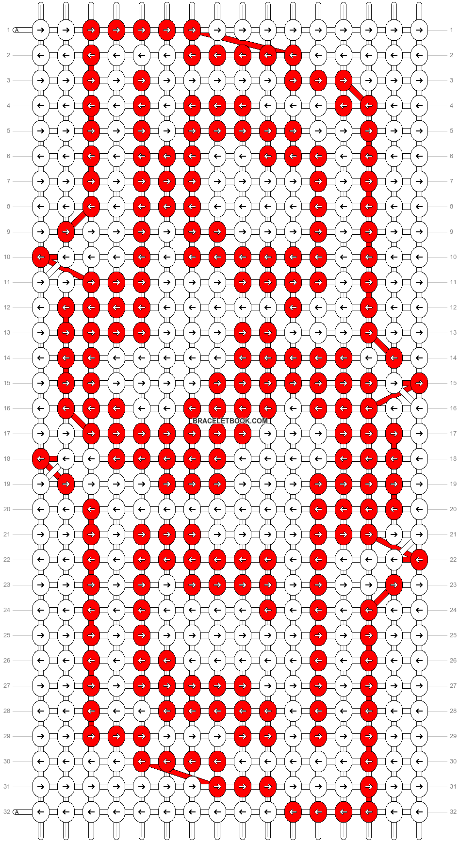 Alpha pattern #864 variation #31674 pattern