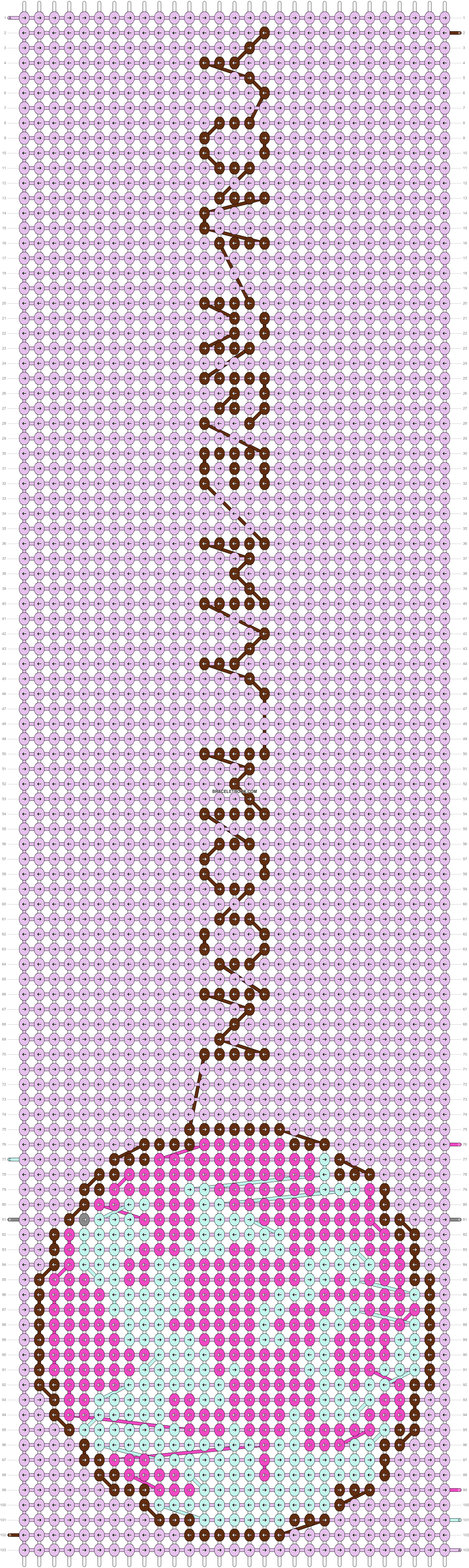 Alpha pattern #21111 variation #31805 pattern