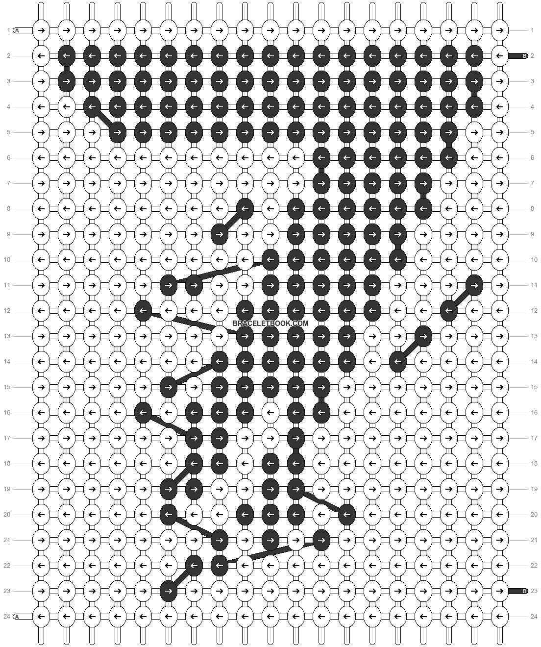 Alpha pattern #30015 variation #31843 pattern