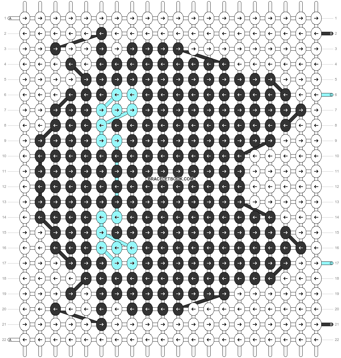 Alpha pattern #18598 variation #32060 pattern