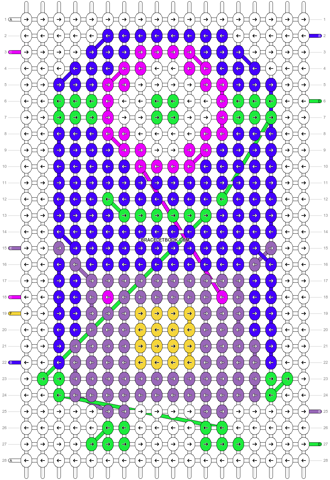 Alpha pattern #18447 variation #33004 pattern