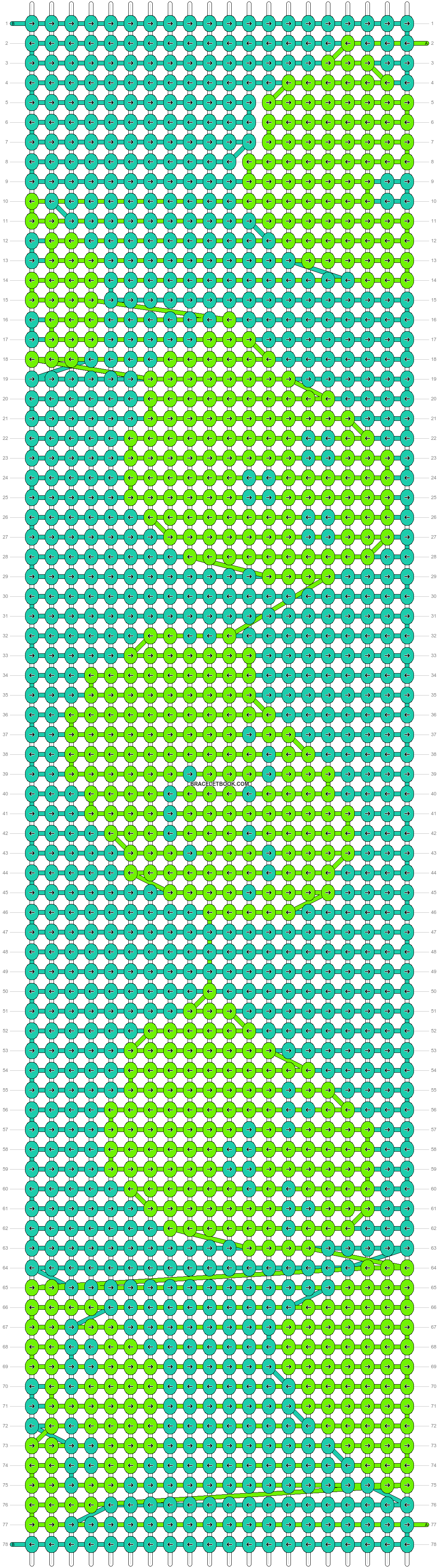 Alpha pattern #35370 variation #33220 pattern