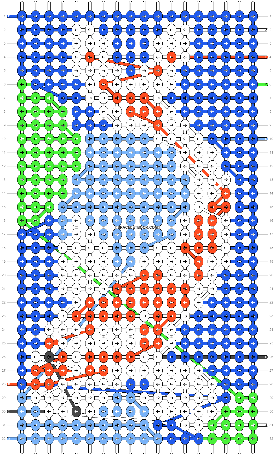 Alpha pattern #34042 variation #34364 pattern