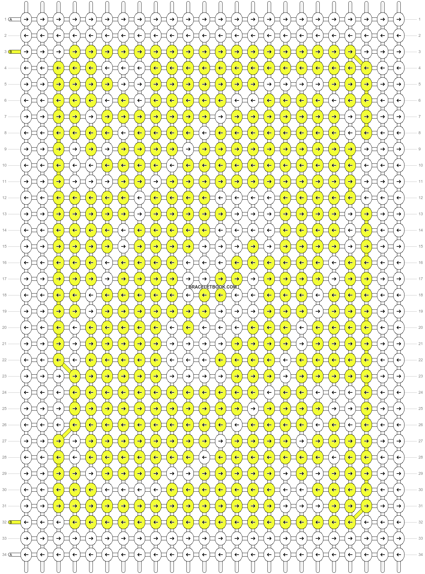 Alpha pattern #29409 variation #34600 pattern