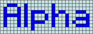 Alpha pattern #696 variation #34988