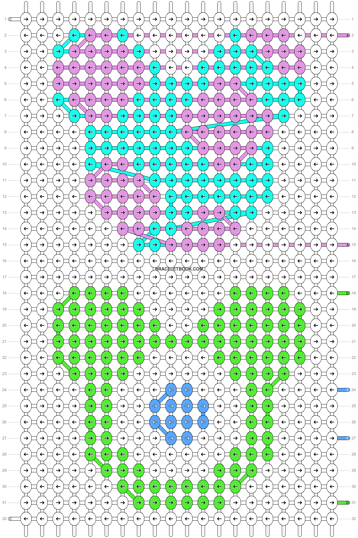 Alpha pattern #35651 variation #35614 pattern