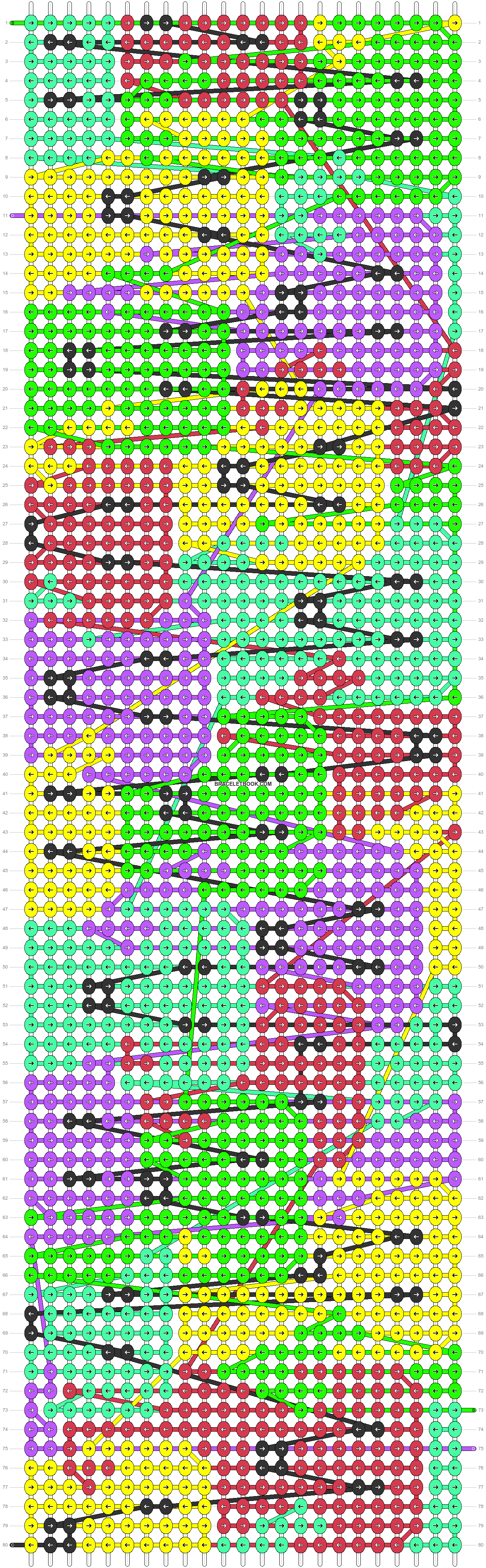 Alpha pattern #36022 variation #36008 pattern