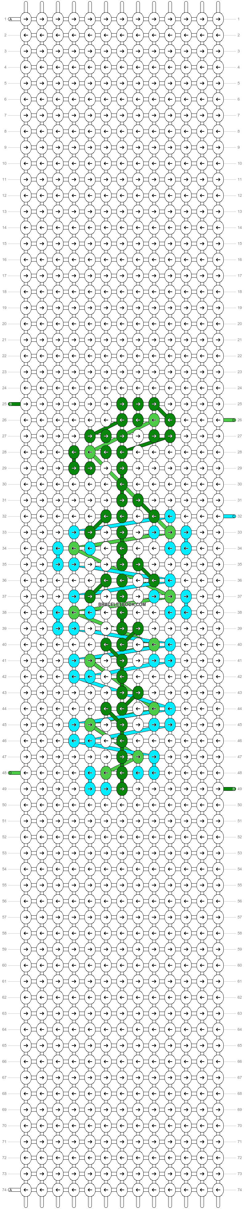 Alpha pattern #36712 variation #37551 pattern