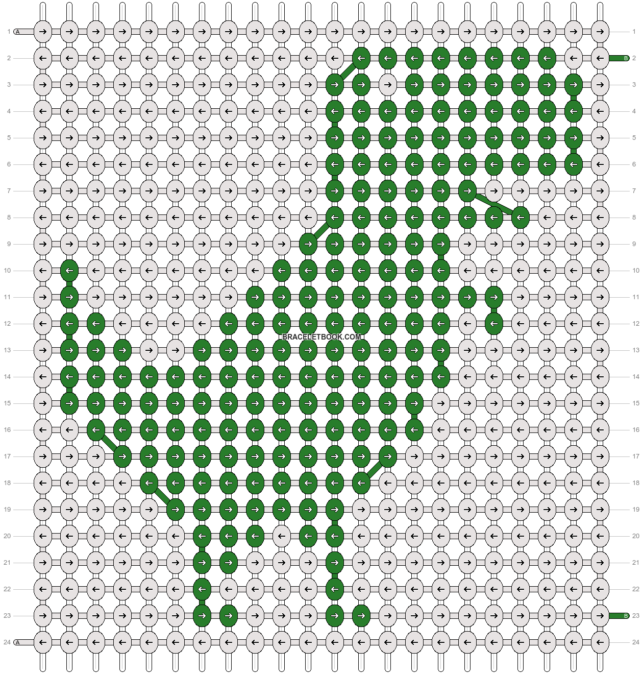 Alpha pattern #13838 variation #37601 pattern