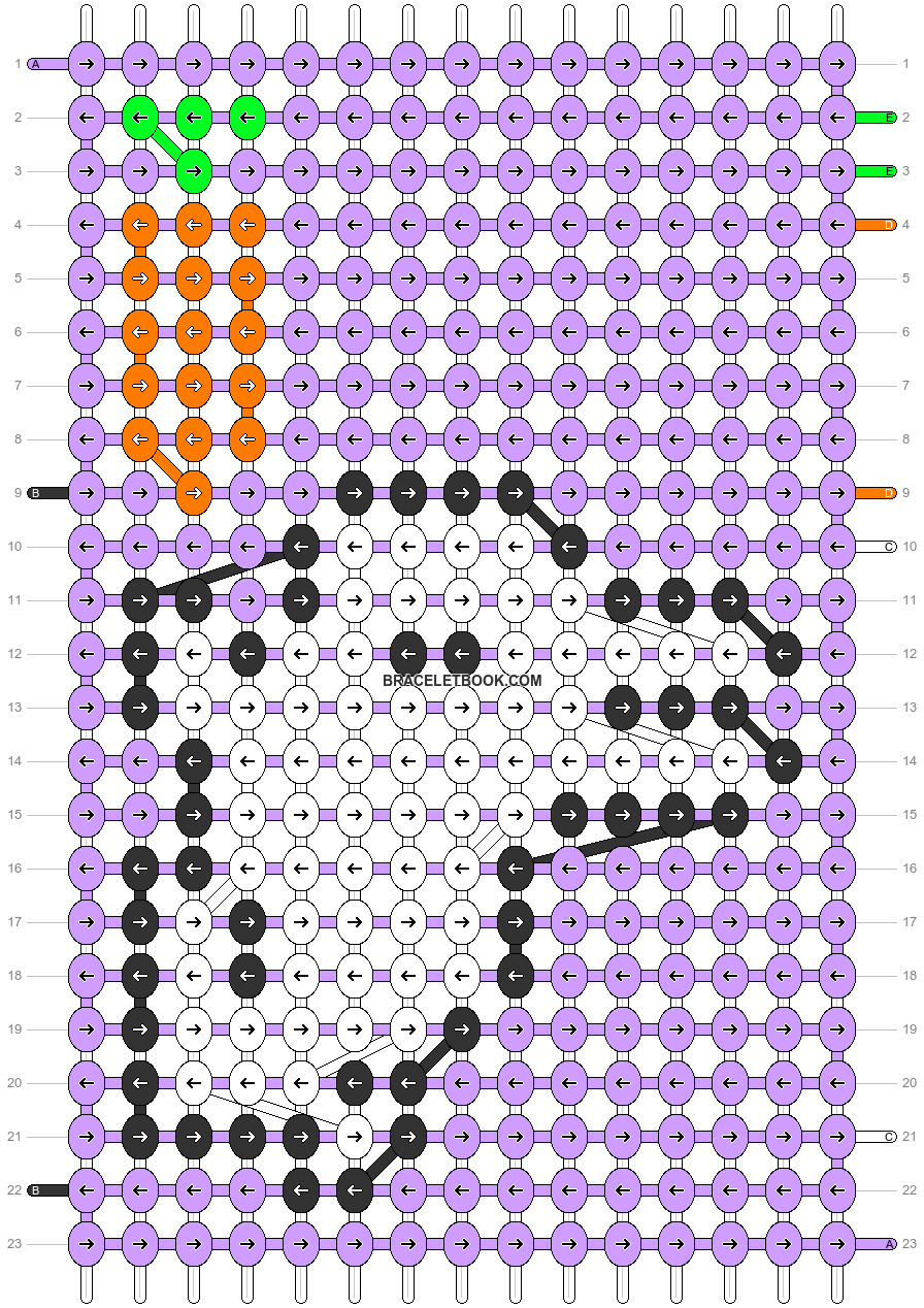 Alpha pattern #36598 variation #37805 pattern