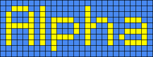 Alpha pattern #696 variation #38874
