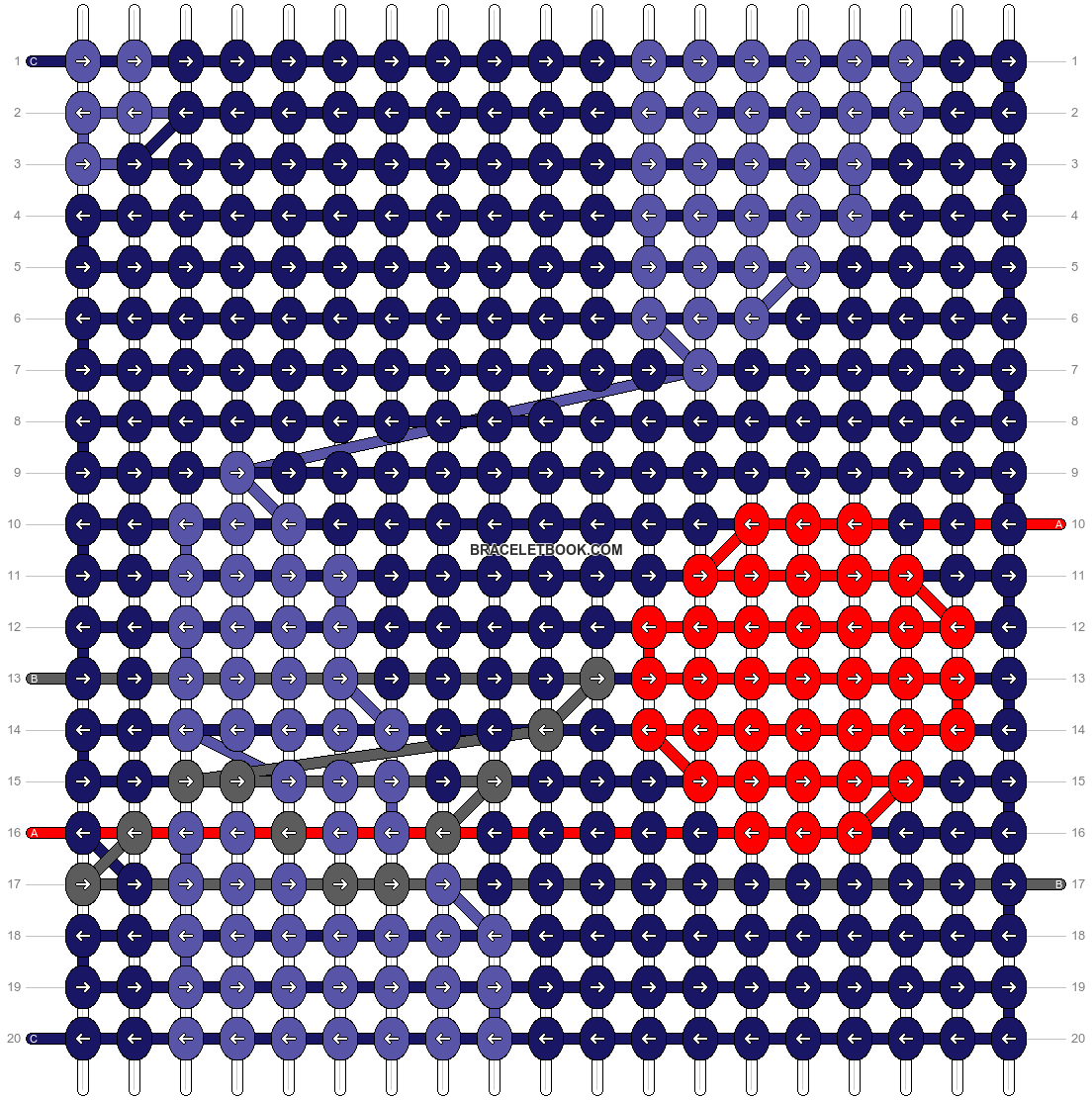 Alpha pattern #37077 variation #39216 pattern