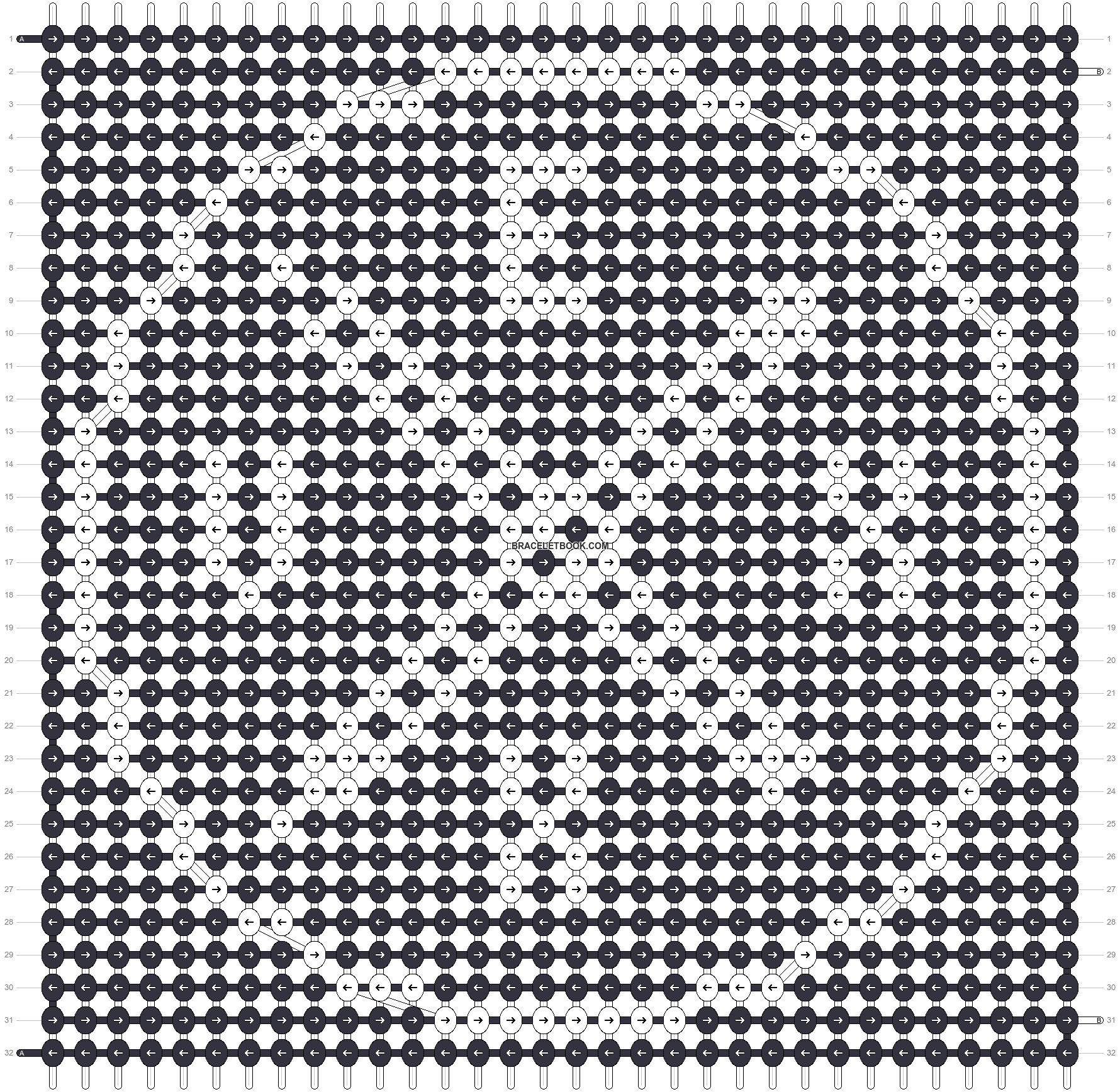 Alpha pattern #37206 variation #39281 pattern