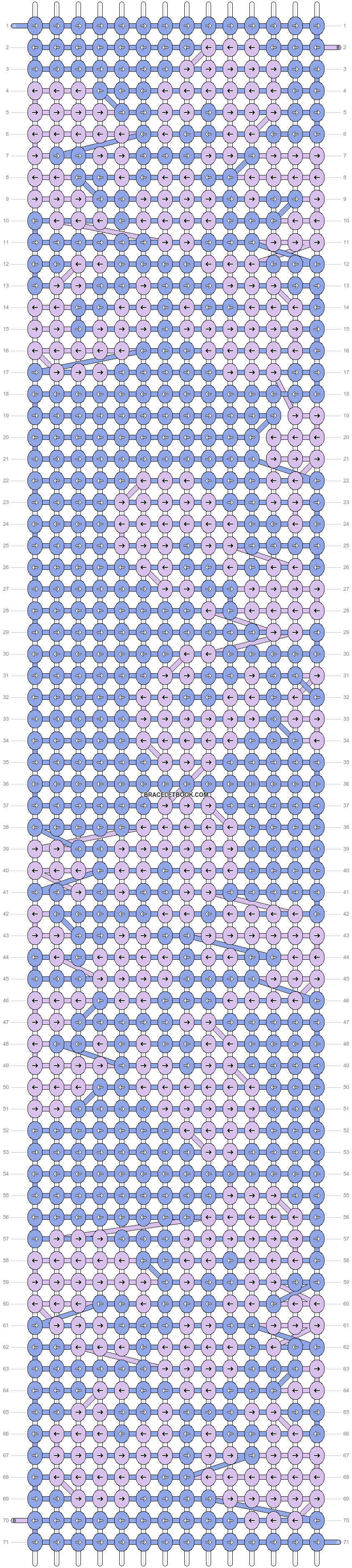 Alpha pattern #4847 variation #41014 pattern