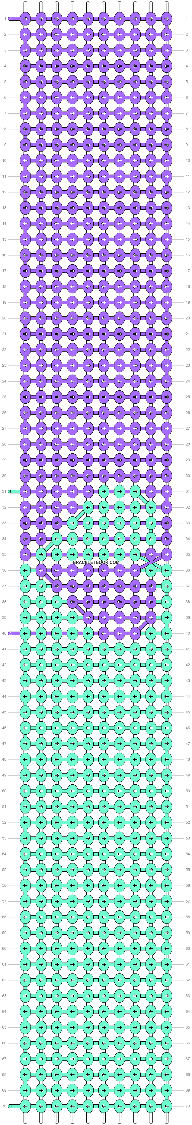 Alpha pattern #29052 variation #41040 pattern