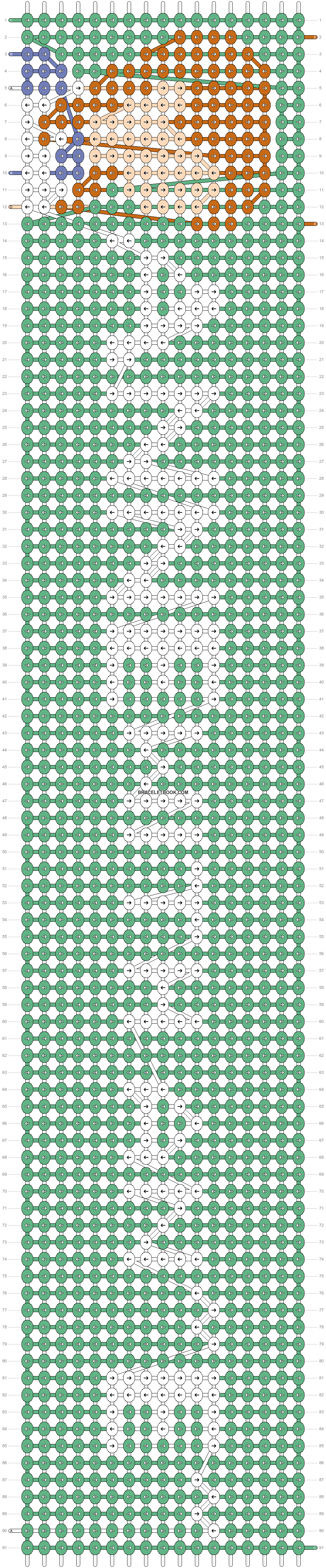 Alpha pattern #32090 variation #42075 pattern
