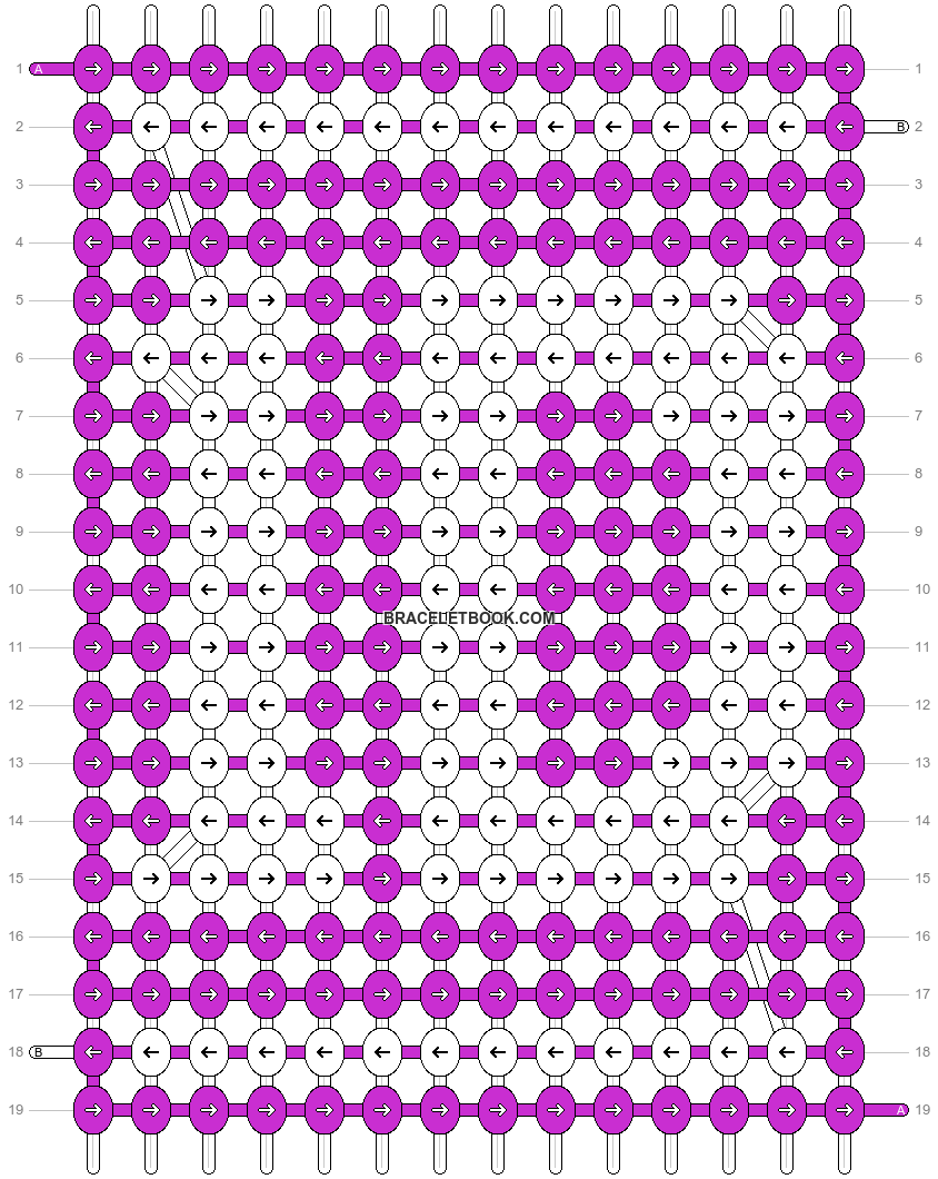 Alpha pattern #4246 variation #43256 pattern