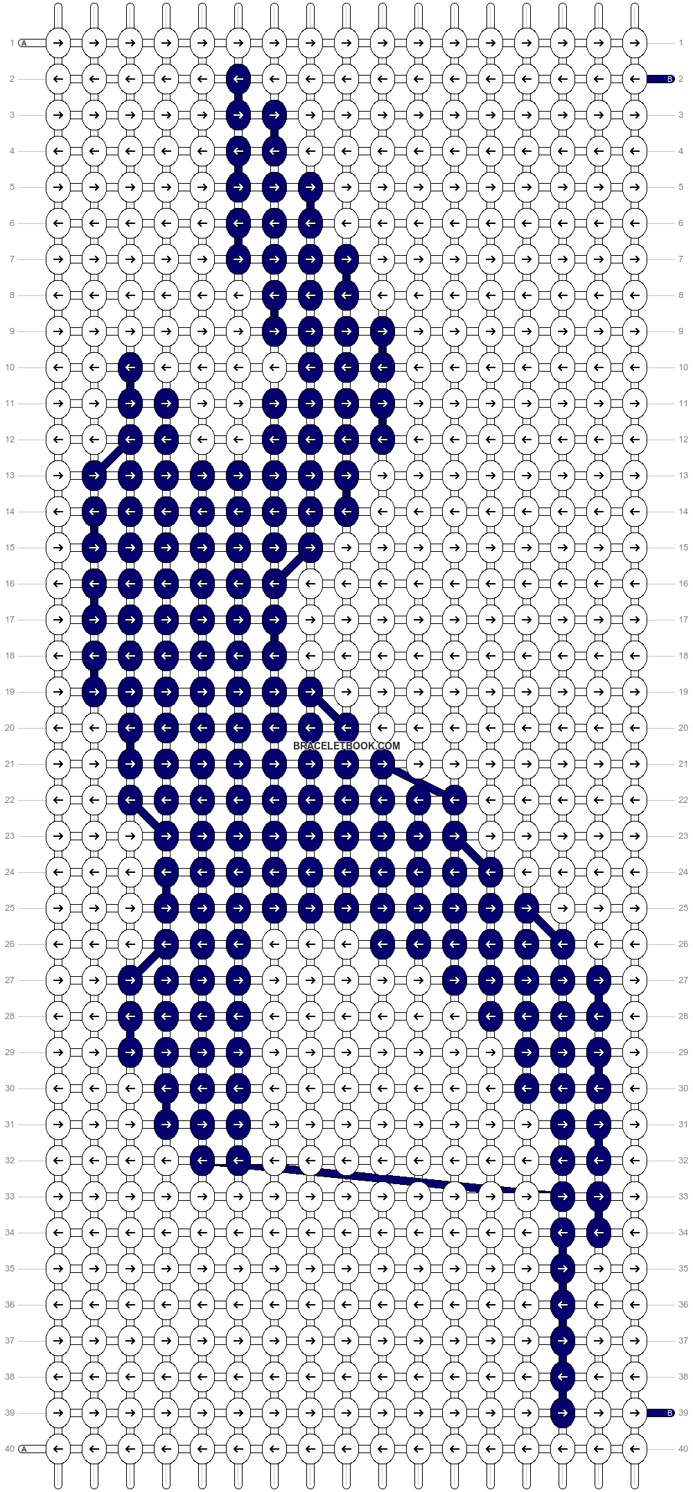 Alpha pattern #1805 variation #43684 pattern
