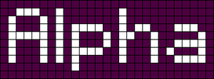 Alpha pattern #696 variation #46853