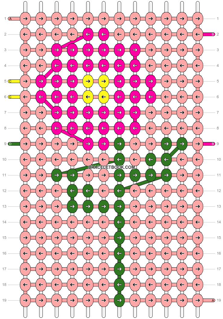 Alpha pattern #5737 variation #46880 pattern