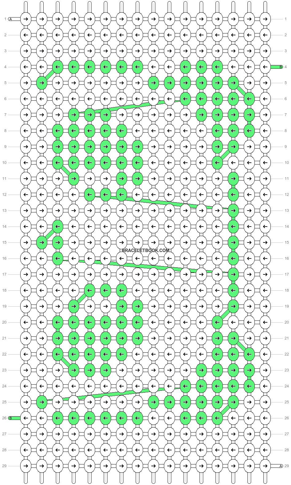 Alpha pattern #40027 variation #50100 pattern