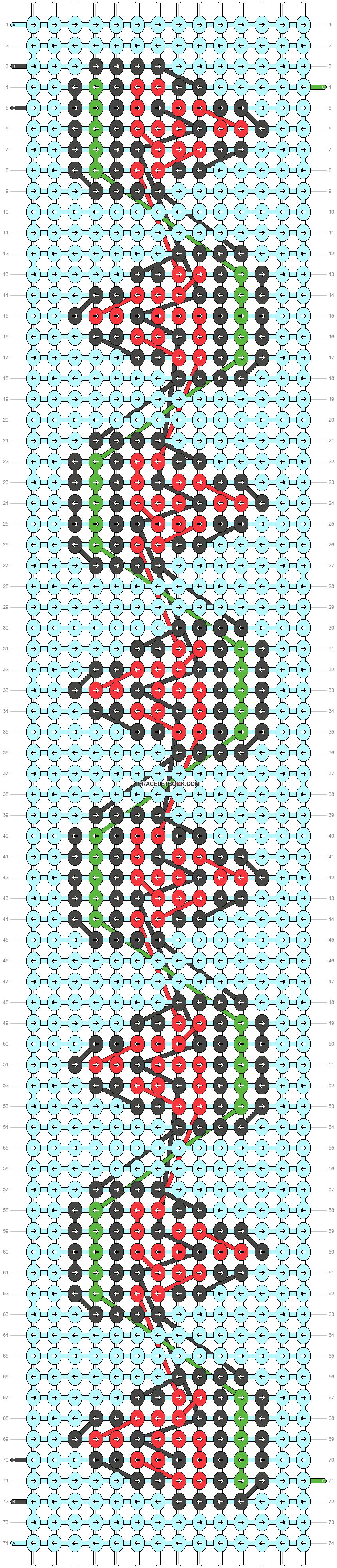 Alpha pattern #40023 variation #50639 pattern