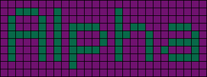 Alpha pattern #696 variation #51009