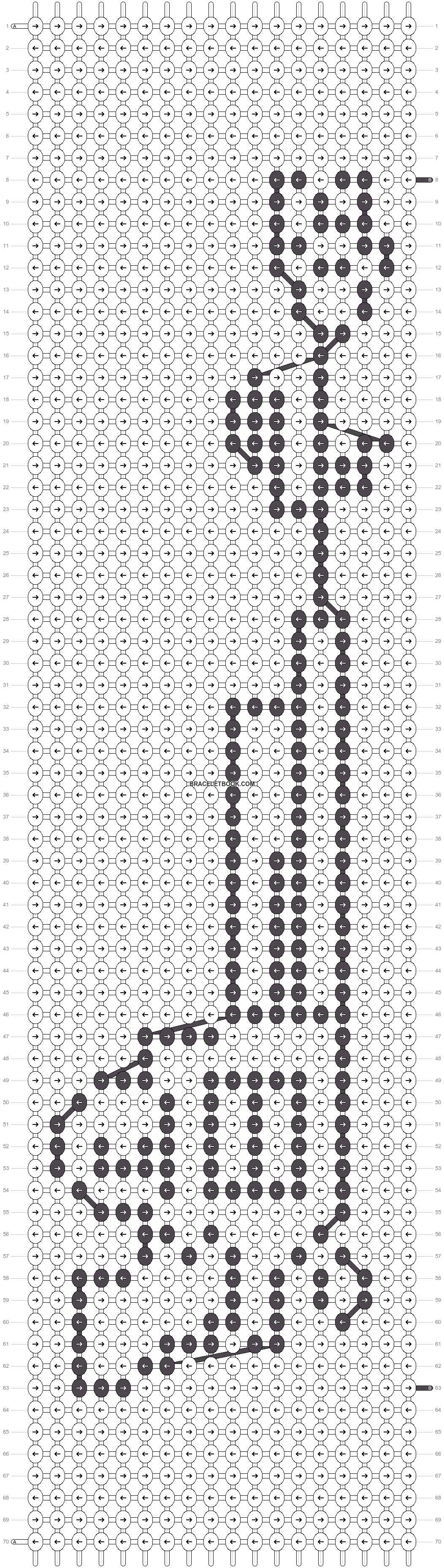 Alpha pattern #40506 variation #51500 pattern