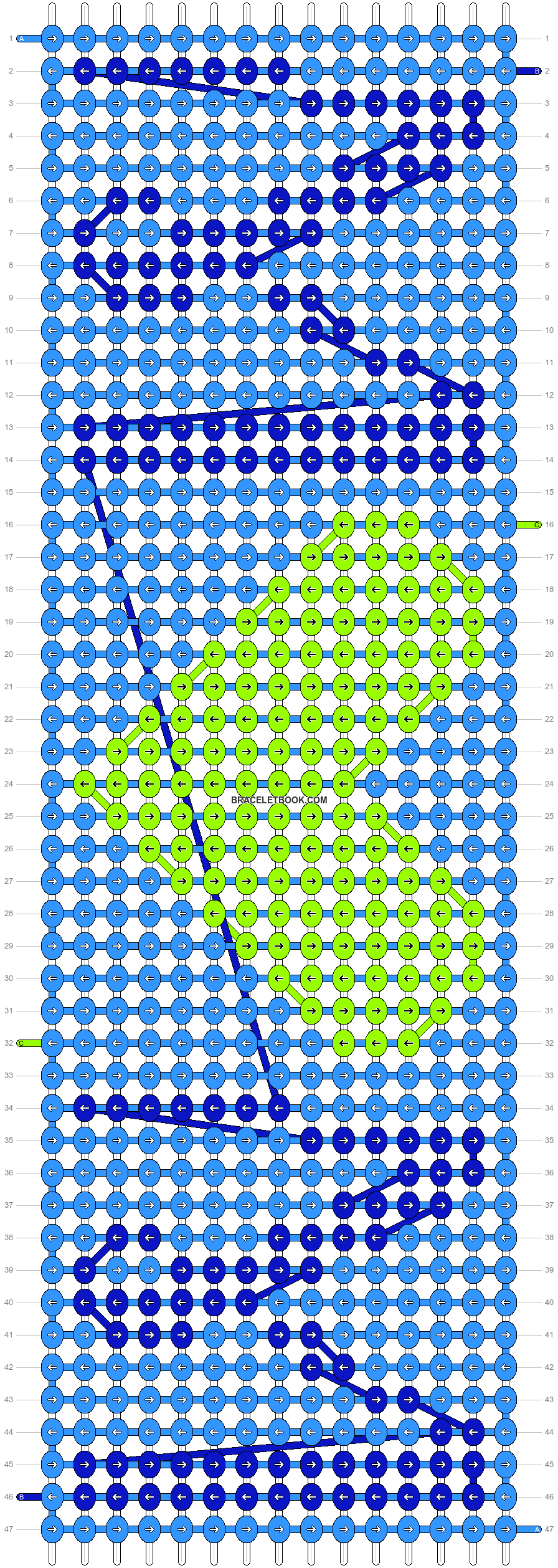 Alpha pattern #18557 variation #51879 pattern