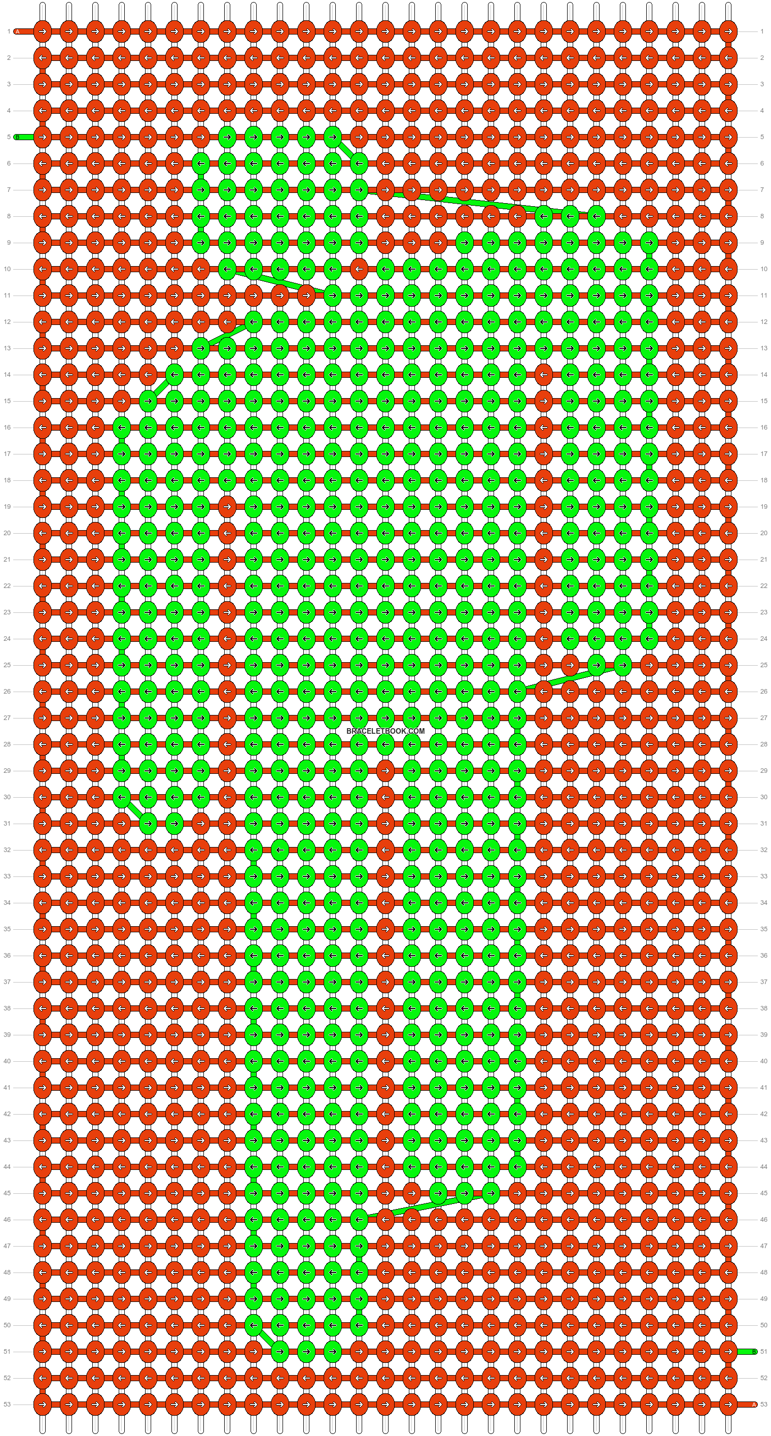 Alpha pattern #27227 variation #53599 pattern
