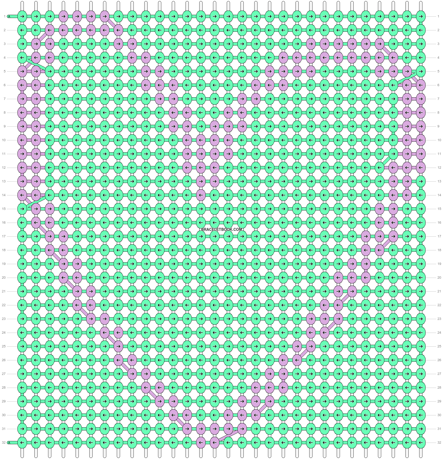 Alpha pattern #41044 variation #54321 pattern