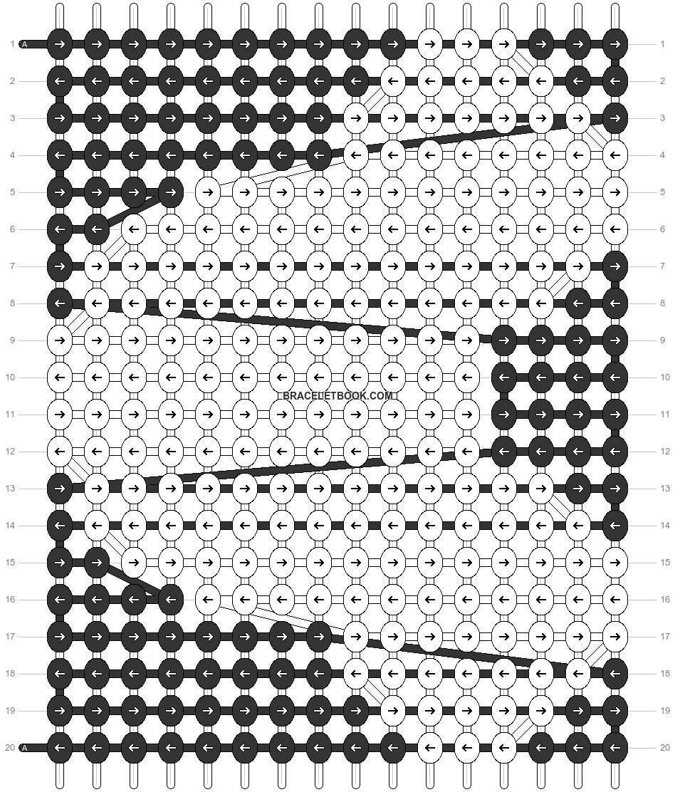 Alpha pattern #40993 variation #54863 pattern