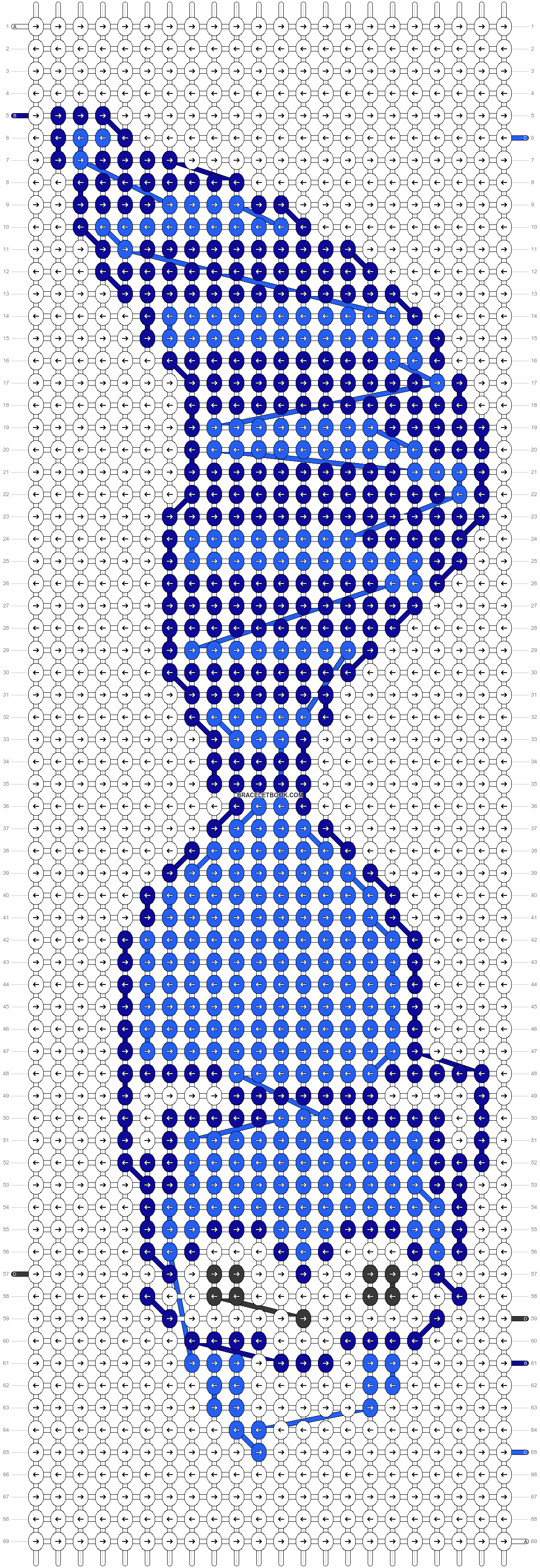 Alpha pattern #30687 variation #55066 pattern