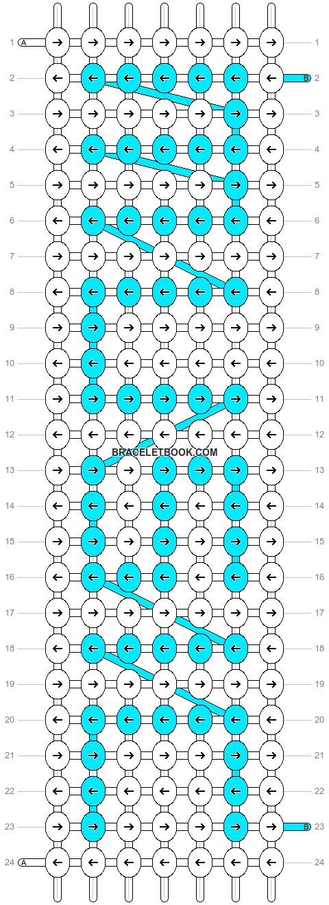 Alpha pattern #3833 variation #55366 pattern