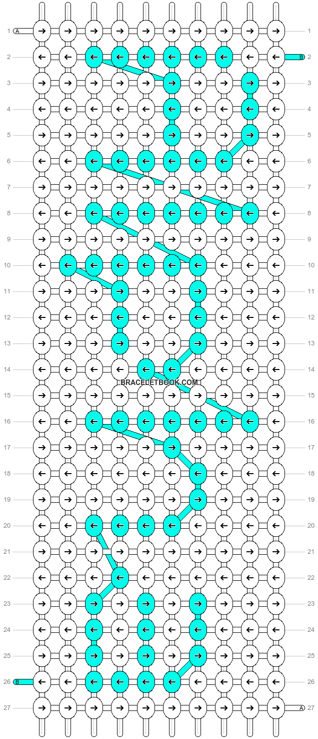 Alpha pattern #696 variation #56145 pattern
