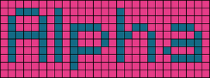 Alpha pattern #696 variation #56703