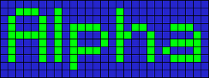 Alpha pattern #696 variation #57409