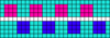 Alpha pattern #695 variation #58562