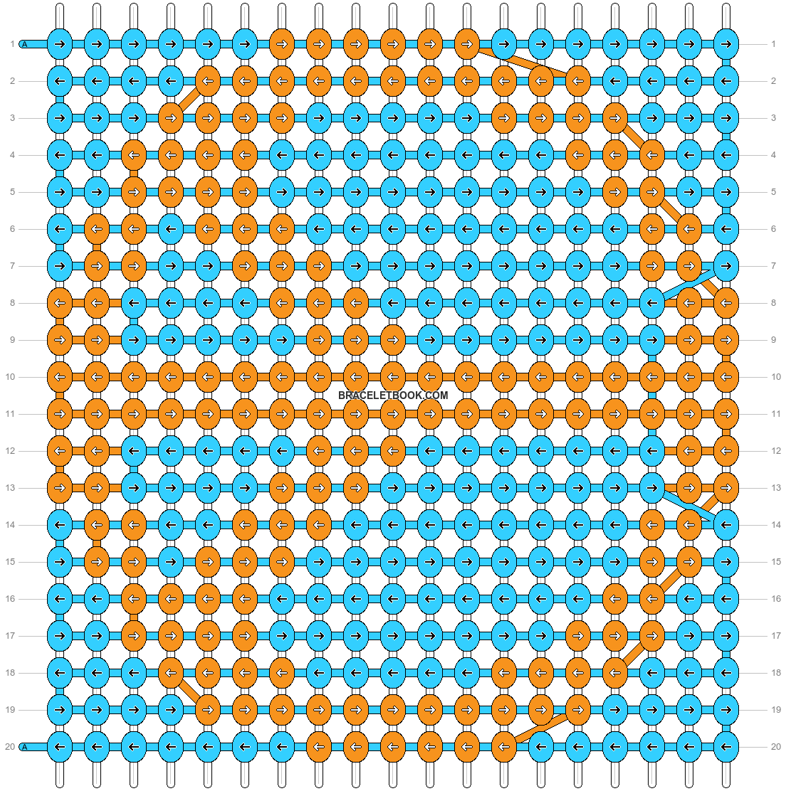 Alpha pattern #6951 variation #59519 pattern