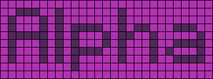 Alpha pattern #696 variation #67609