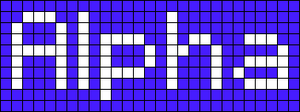Alpha pattern #696 variation #69262
