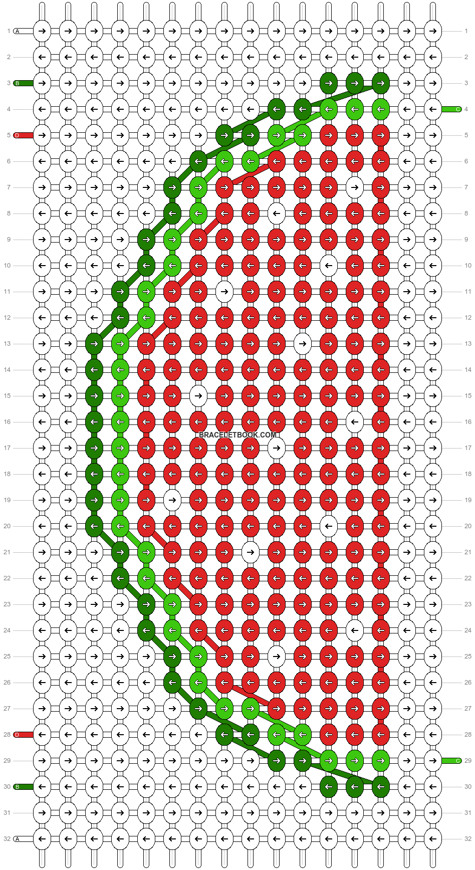 Alpha pattern #11130 variation #70582 pattern