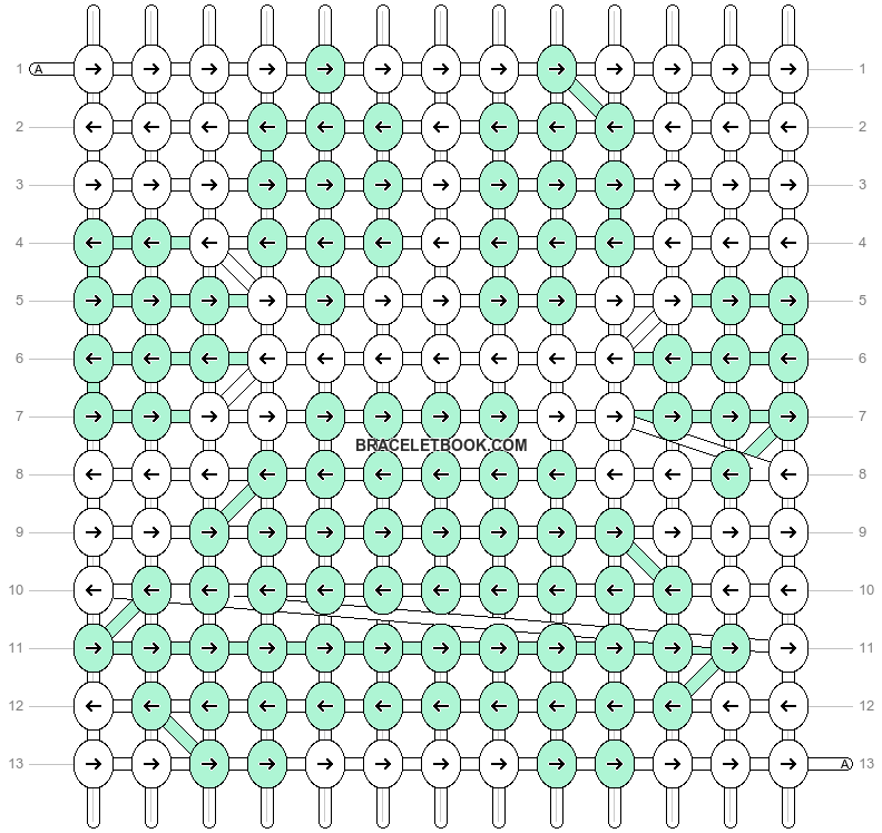 Alpha pattern #216 variation #71009 pattern