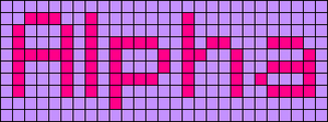 Alpha pattern #696 variation #71618